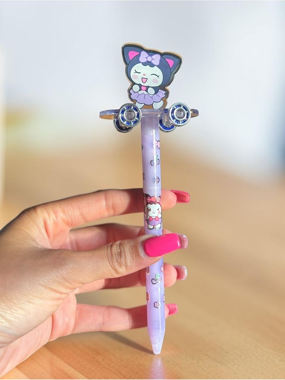 Kuromi Pen with Wheels